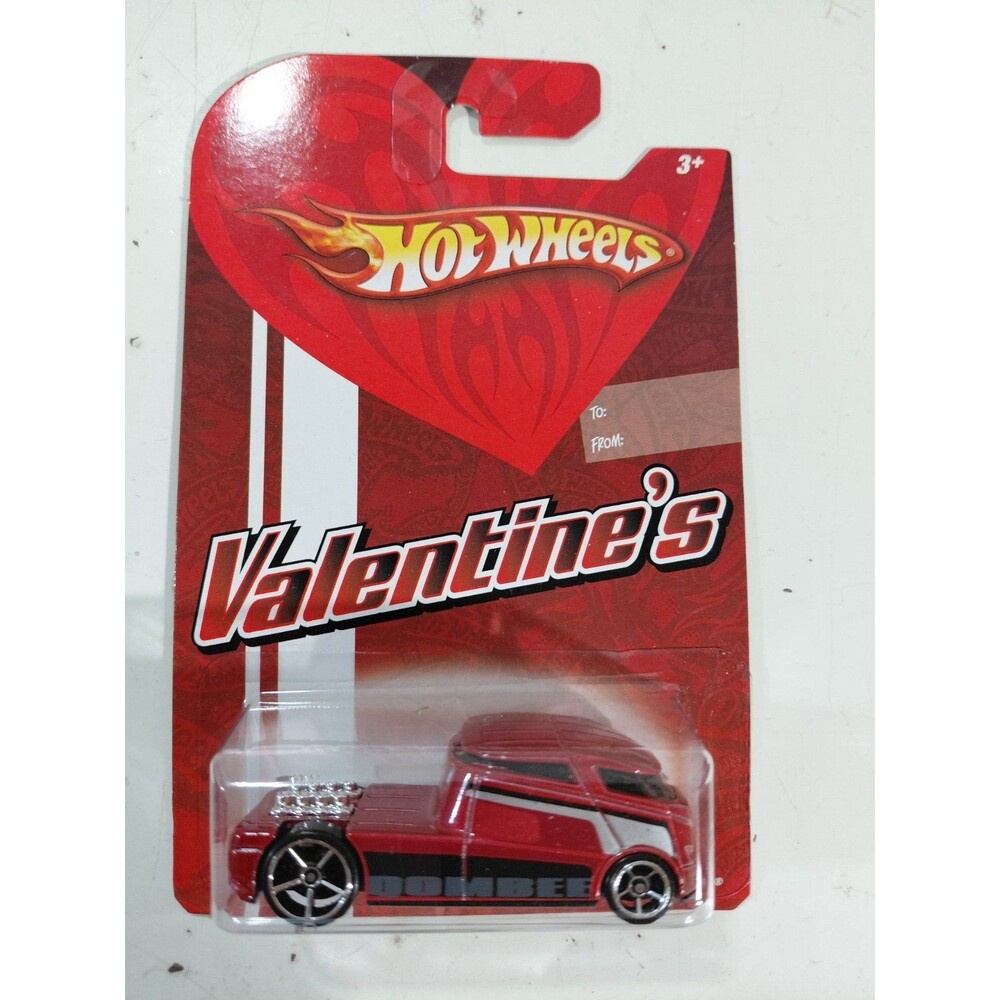 NIP Hot Wheels Valentine's 1:64 Die Cast Qombee Volkswagen Racing Truck
